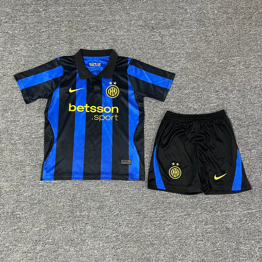 Inter Milan 2026/27 Home Kids Football Kit - Front