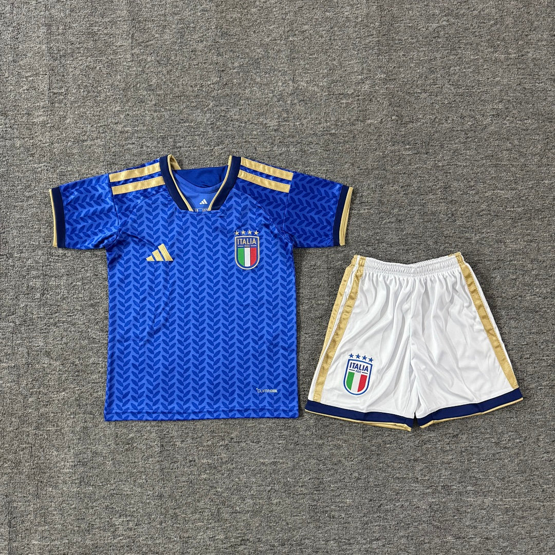 Italy 2026 Home Kids Football Kit - Front