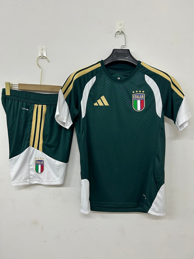 Italy Dark Green Short-Sleeve Training Kit 2026/27