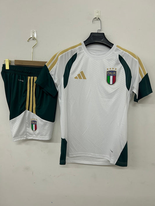 Italy White Short-Sleeve Training Kit 2026/27