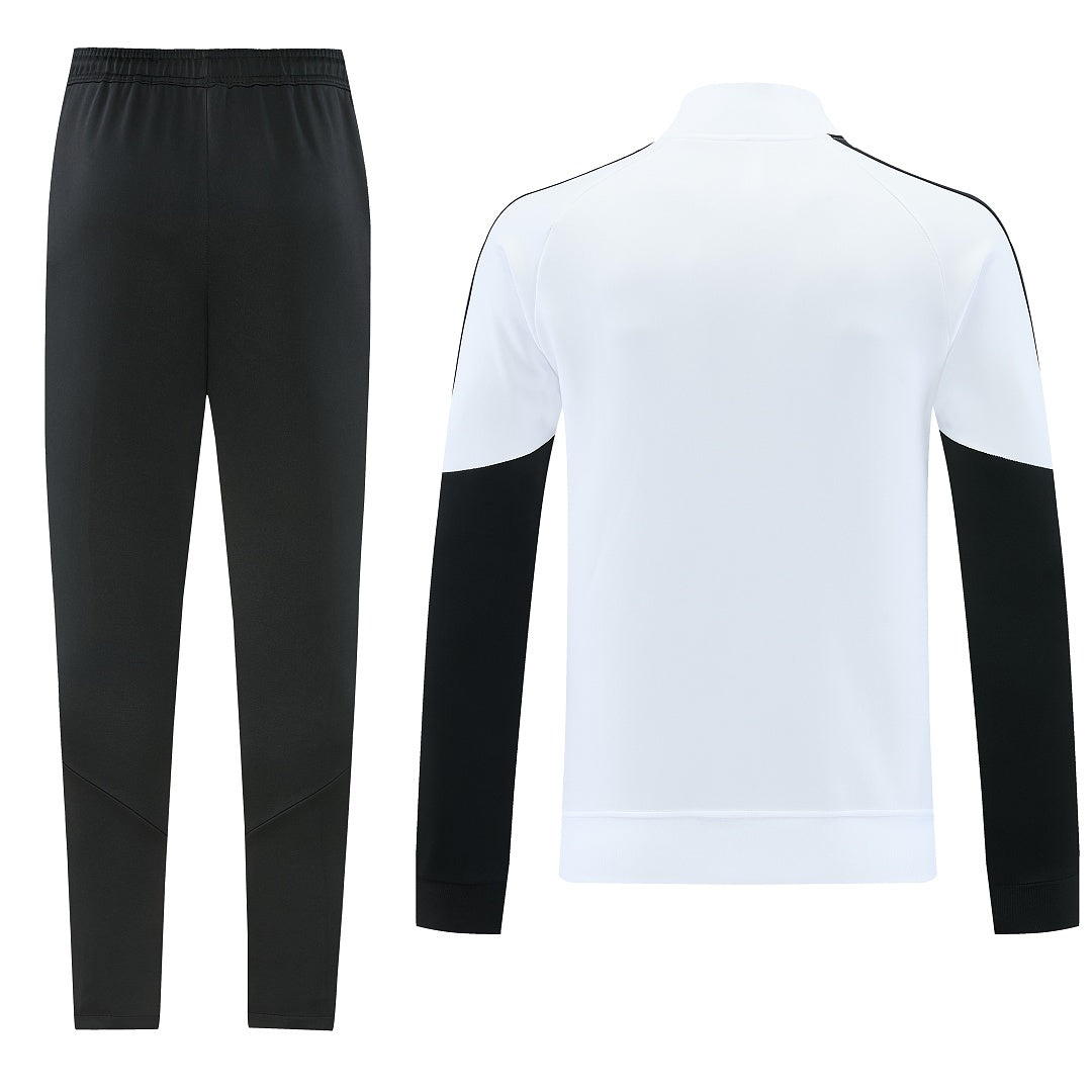 2026/27 Liverpool Design 02 Full-Zip Training Suit - White/Black - full set back