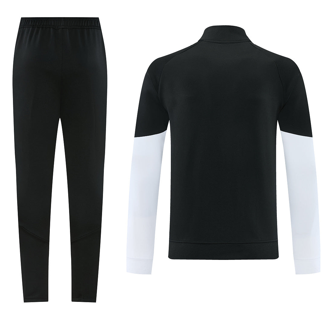 2026/27 Liverpool Design 02 Full-Zip Training Suit - Black/White - full set back