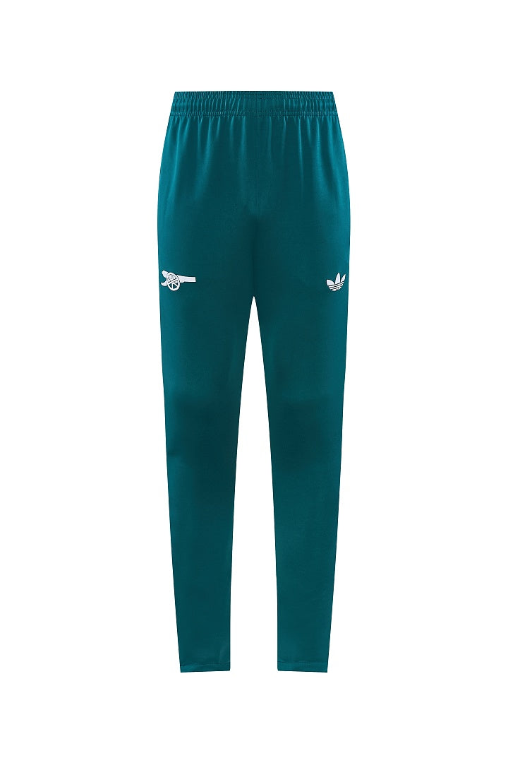 2026/27 Arsenal Design 01 Full-Zip Training Suit - Dark Green/Navy - pants front