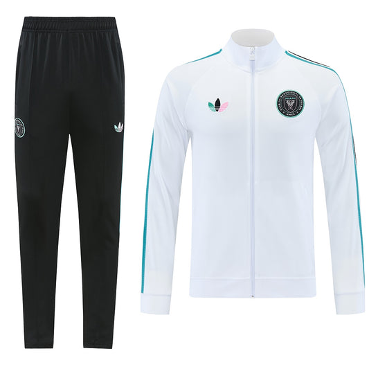 2026/27 Inter Miami CF Design 05 Full-Zip Training Suit - White/Black/Pink - full set front