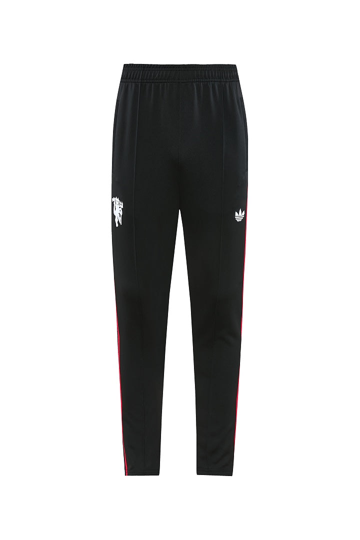 2026/27 Manchester United Design 05 Full-Zip Training Suit - Black/Red/White - pants front