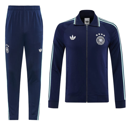 2026/27 Germany Design 06 Full-Zip Training Suit - Navy/Mint - full set front