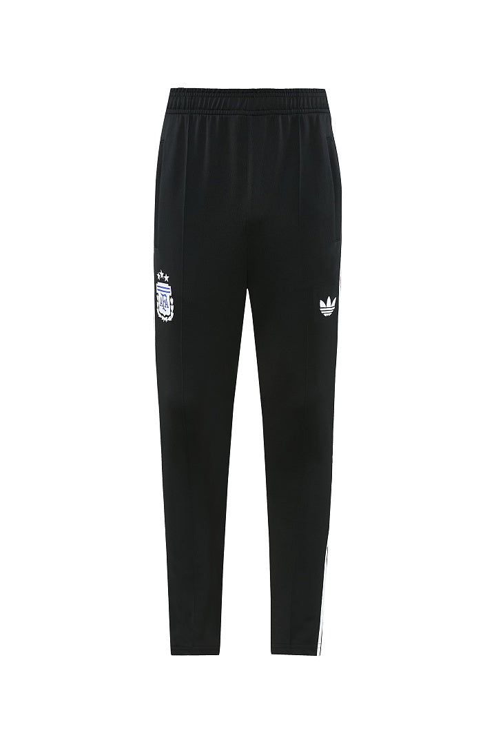 2026/27 Argentina Design 06 Full-Zip Training Suit - Black/White - pants front