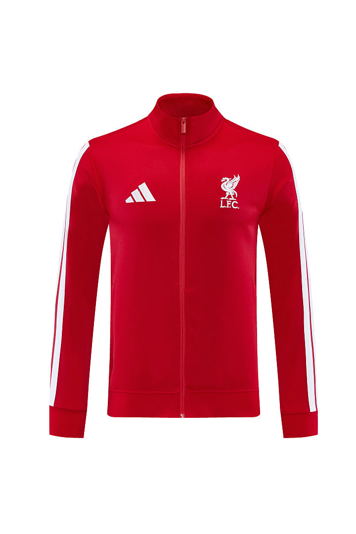 2026/27 Liverpool Design 01 Full-Zip Training Suit - Red/White - top front