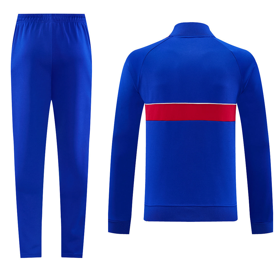 2026/27 Liverpool Design 08 Full-Zip Training Suit - Royal Blue/Red - full set back
