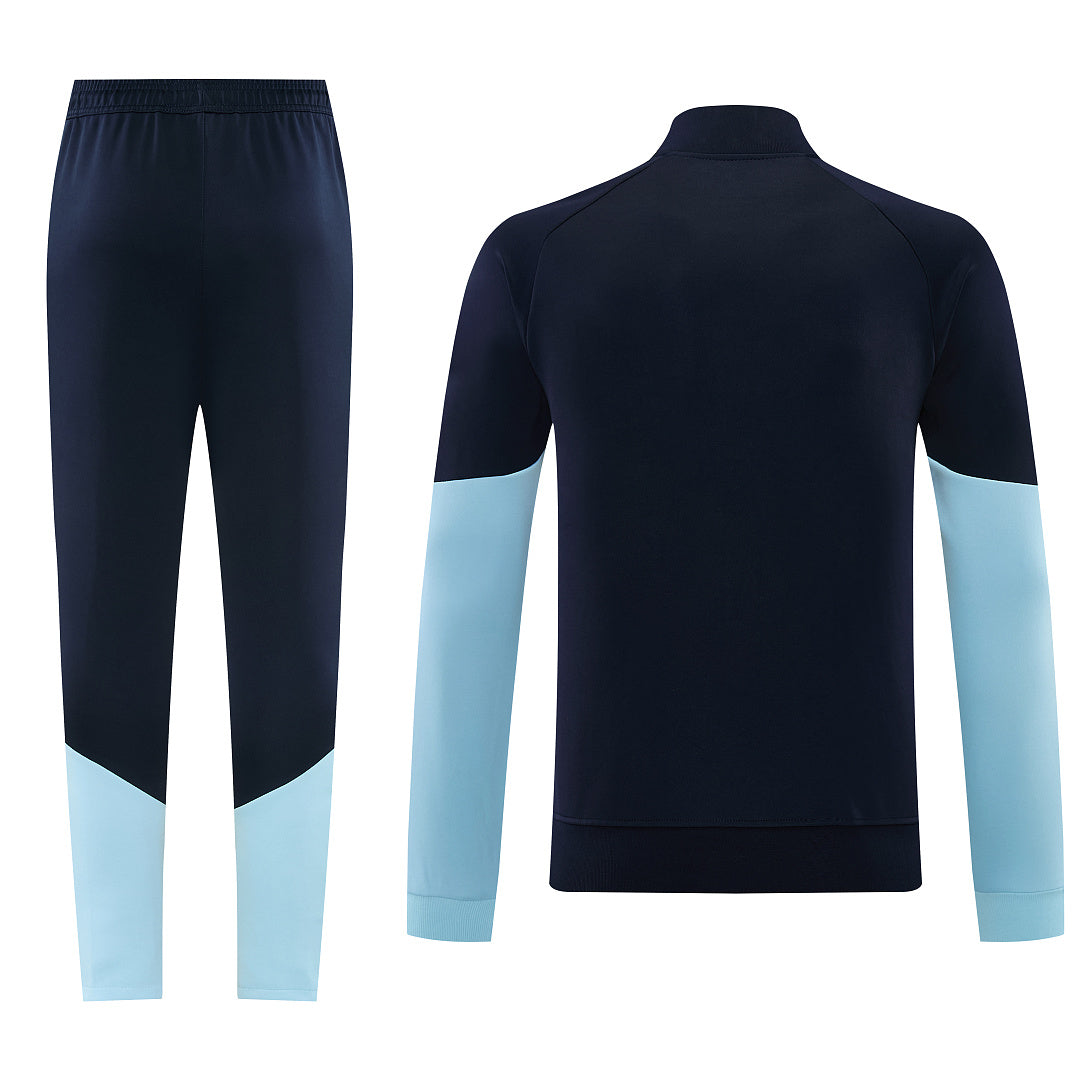 2026/27 Argentina Design 02 Full-Zip Training Suit - Navy/Sky Blue/White - full set back