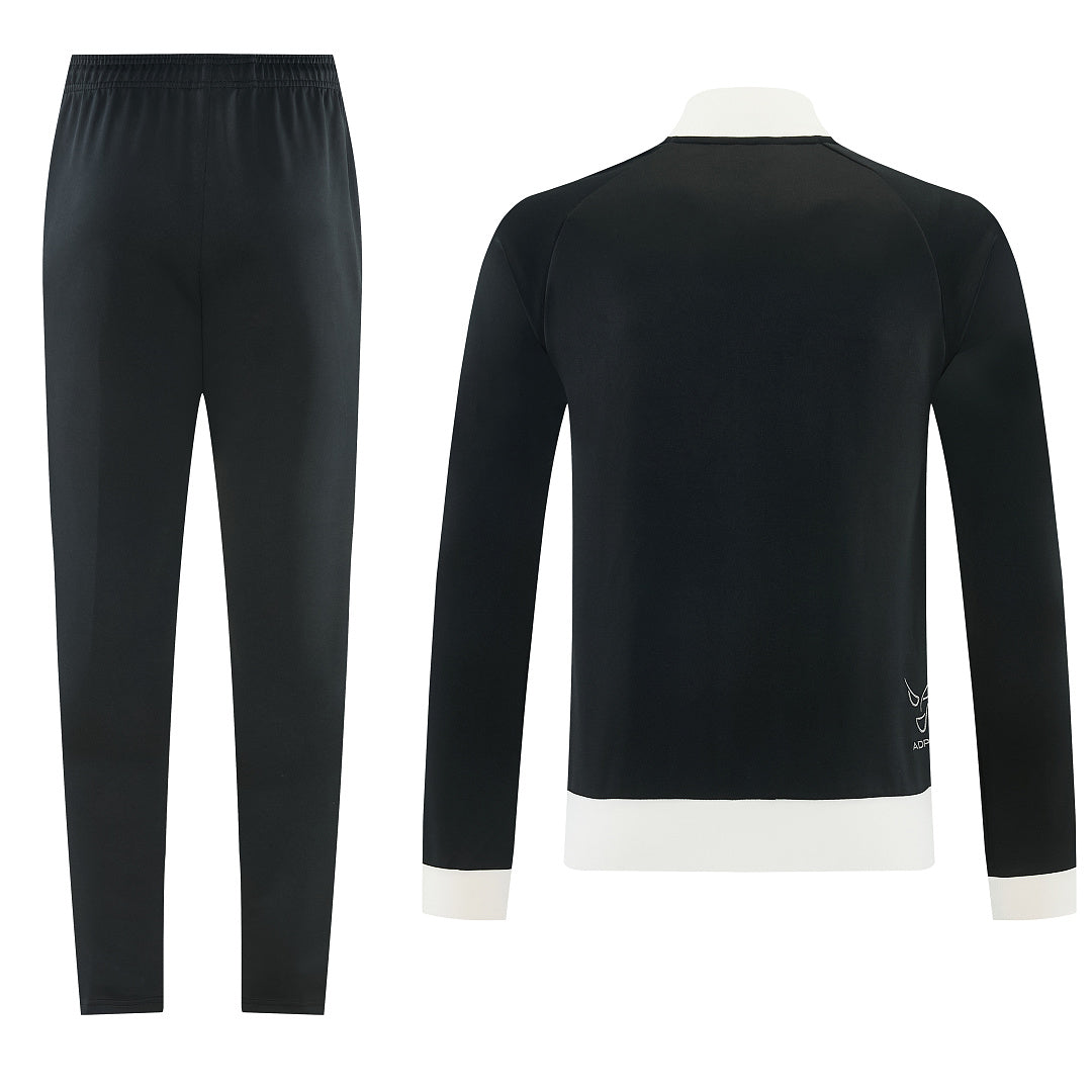 2026/27 Juventus Design 01 Full-Zip Training Suit - Black/White - full set back