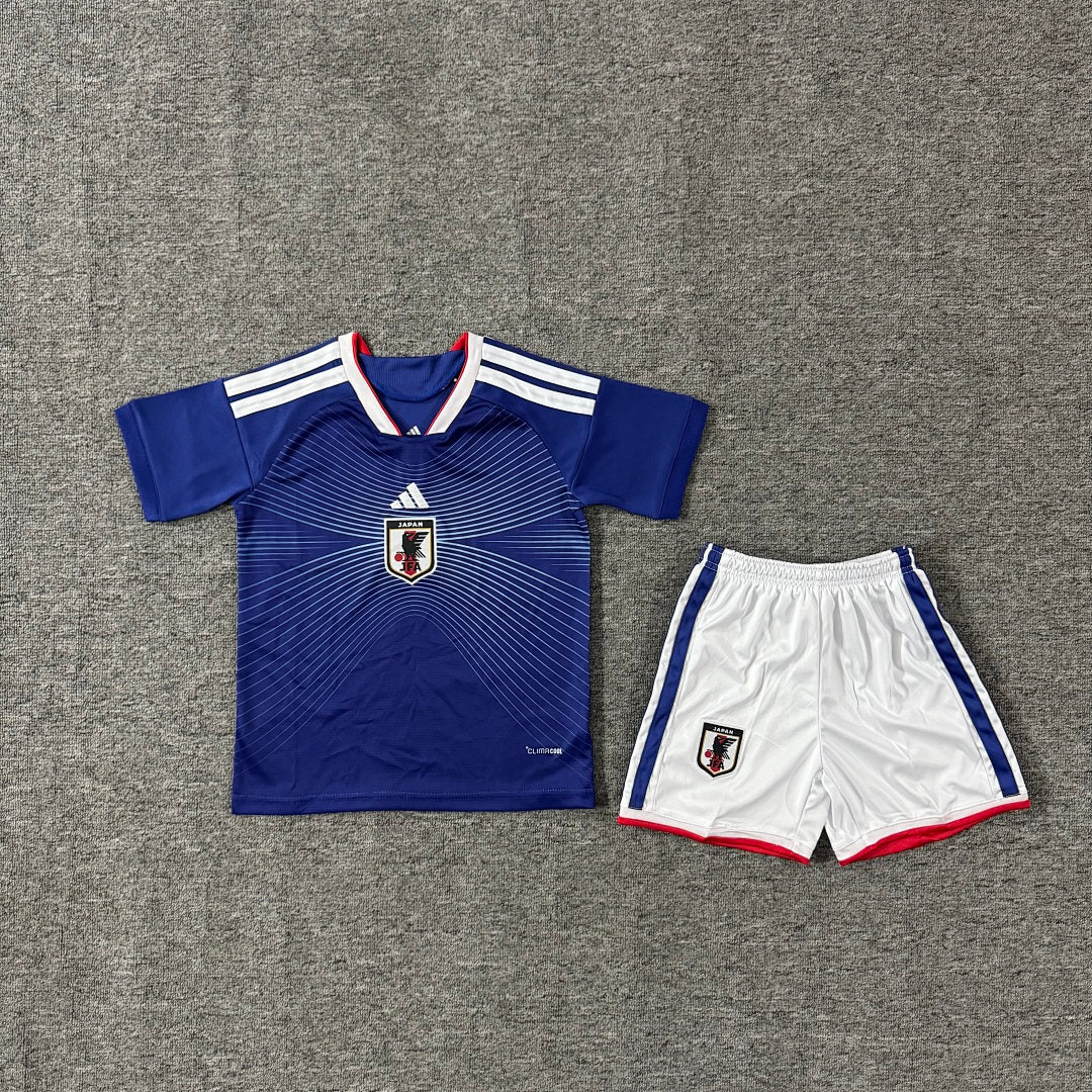 Japan 2026 Home Kids Football Kit - Front
