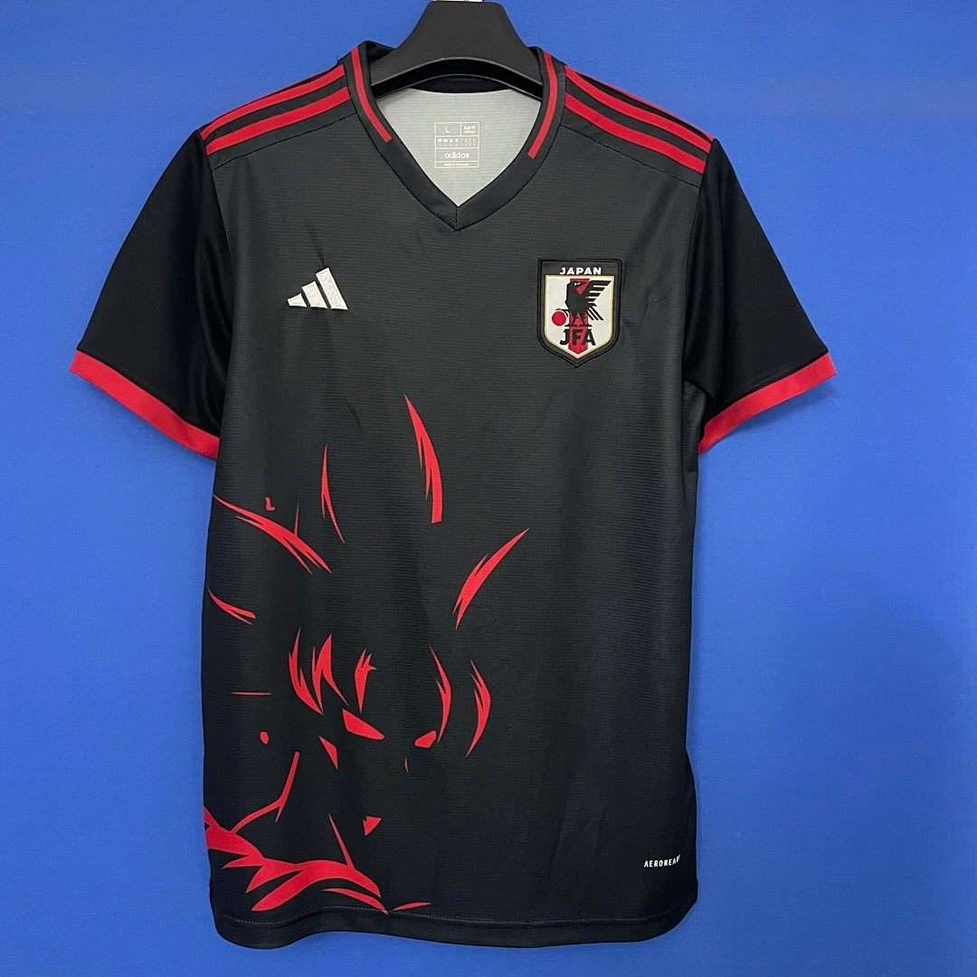 Japan Dragon Ball Red Saiyan Silhouette Special Jersey