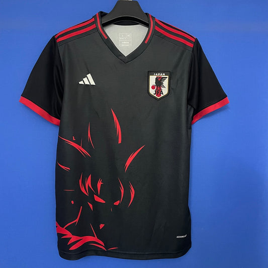 Japan Dragon Ball Red Saiyan Silhouette Special Jersey