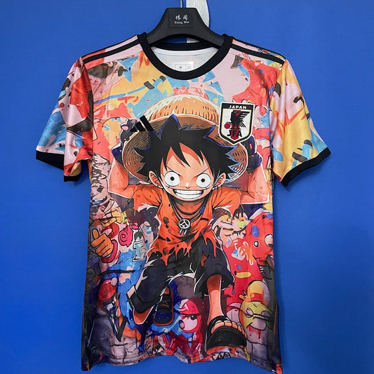 Japan One Piece Luffy Colourful Graffiti Special Jersey