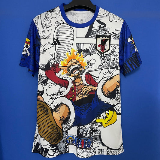 Japan One Piece Luffy Gear 5 Blue Special Jersey