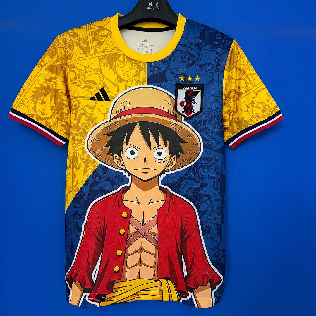Japan One Piece Luffy Yellow Special Jersey