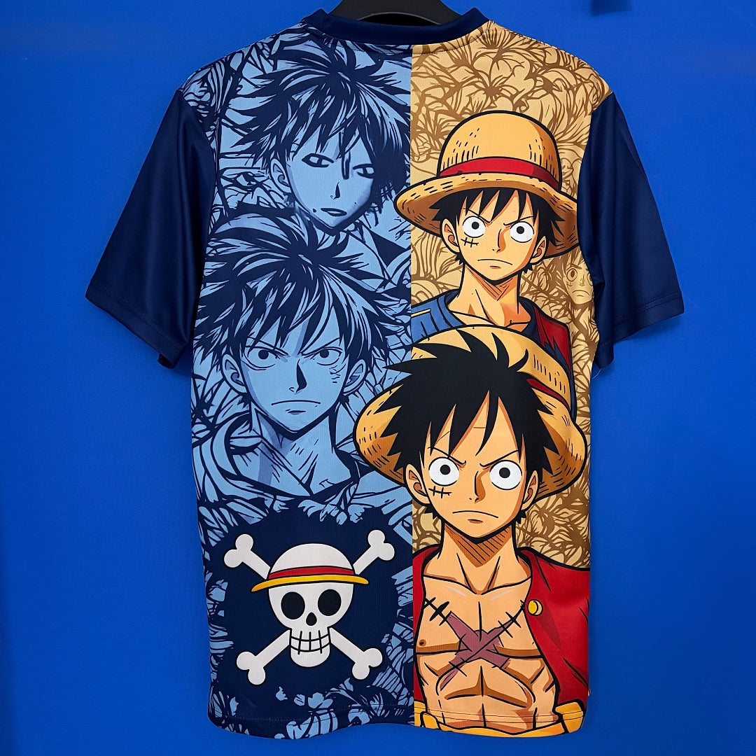 Japan One Piece Luffy Split Panel Special Jersey - view 2