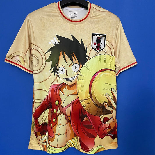 Japan One Piece Straw Hat Luffy Gold Special Jersey