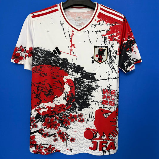 Japan Red White Plum Blossom Rising Sun Special Jersey