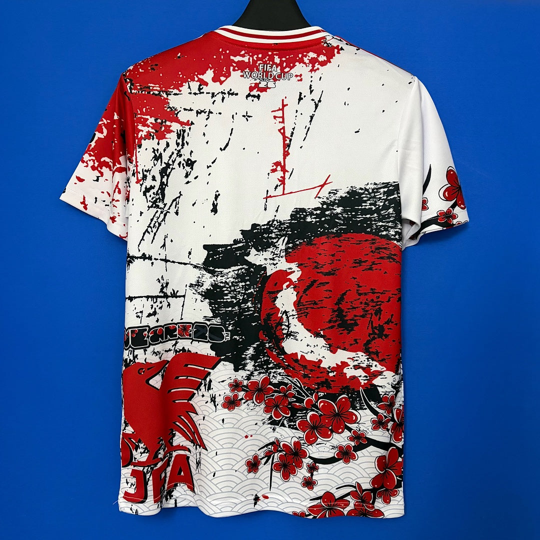 Japan Red White Plum Blossom Rising Sun Special Jersey - view 2
