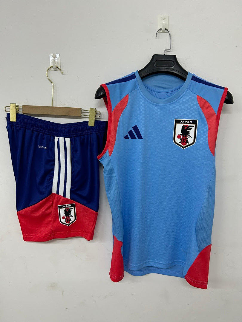 Japan Sky Blue Sleeveless Training Kit 2026/27