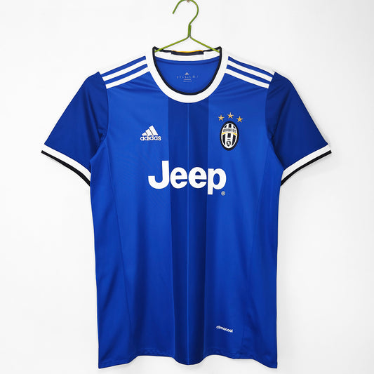Juventus 2016/17 Away Blue Retro Jersey - Front