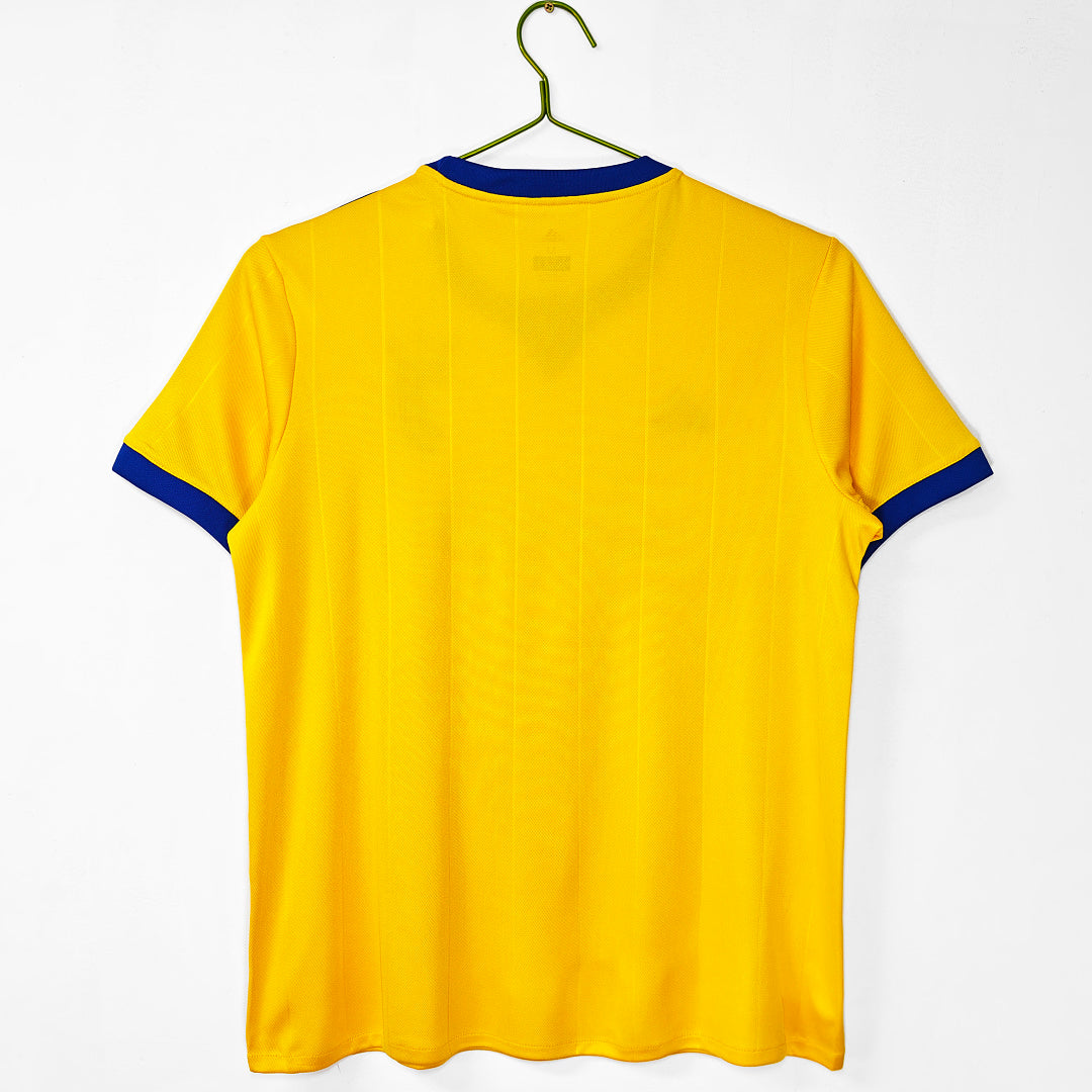 Juventus 2017/18 Away Yellow Retro Jersey - Back