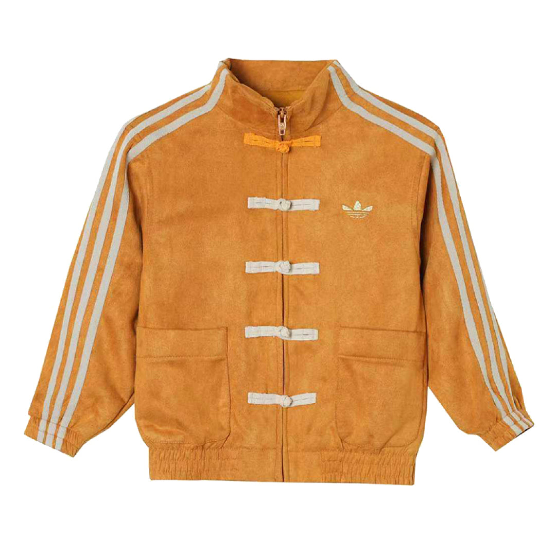 Adidas Trefoil Chinese Toggle Track Jacket - Yellow front