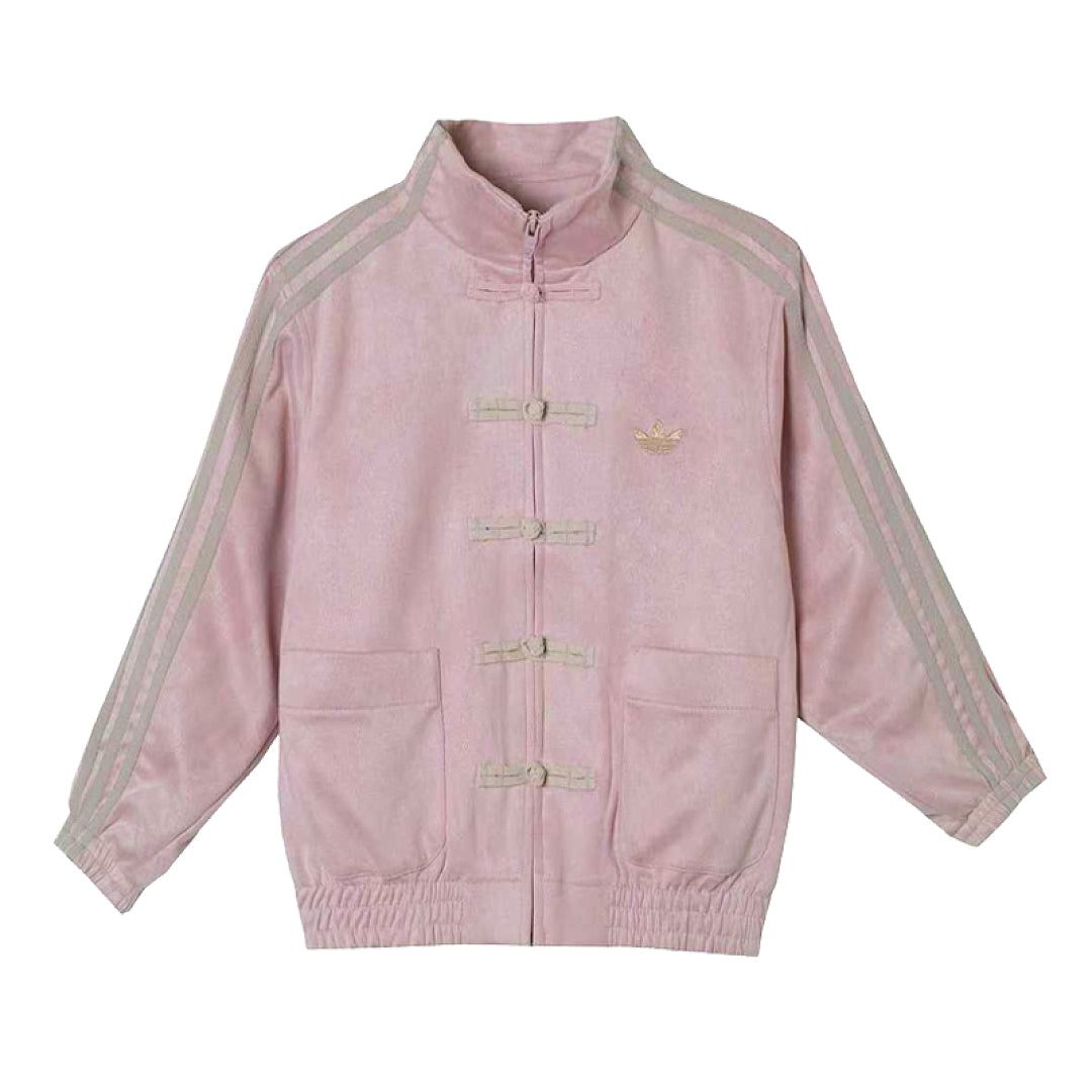 Adidas Trefoil Chinese Toggle Track Jacket - Pink front
