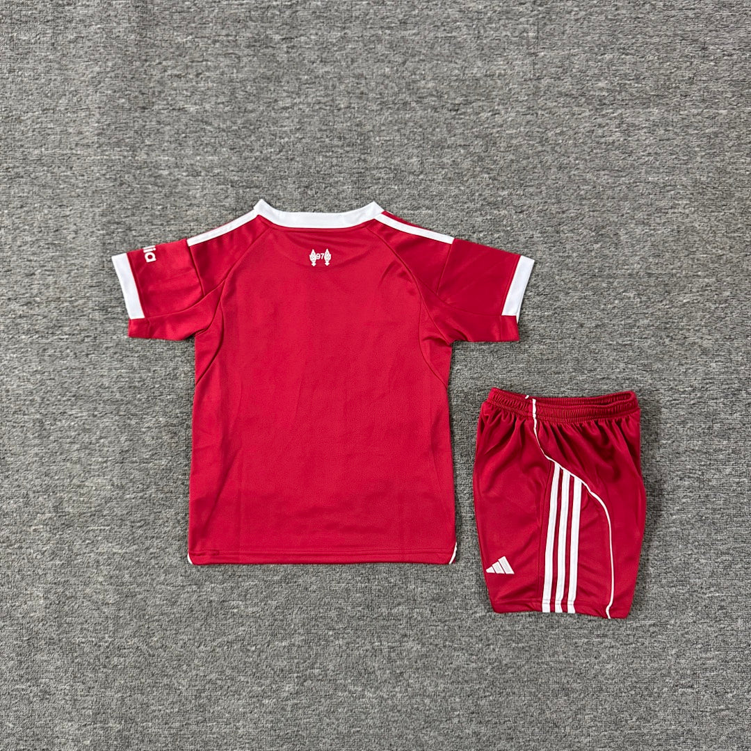 Liverpool 2025/26 Home Kids Football Kit - Back