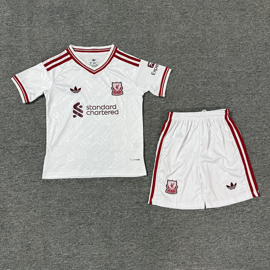 Liverpool 2026/27 Away White Shorts Kids Football Kit Kids Version - Front