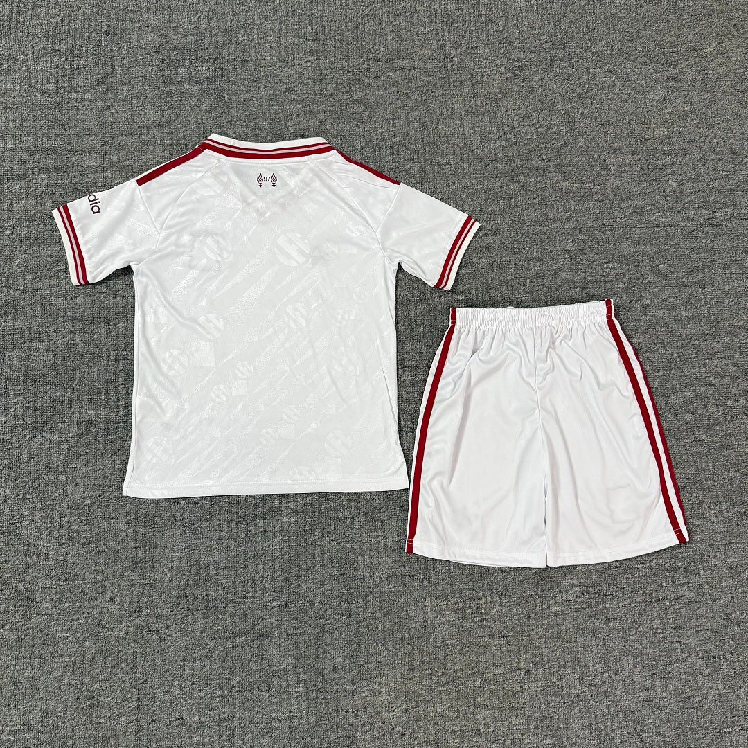 Liverpool 2026/27 Away White Shorts Kids Football Kit Kids Version - Back