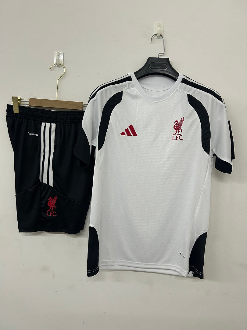 Liverpool White Short-Sleeve Training Kit 2026/27