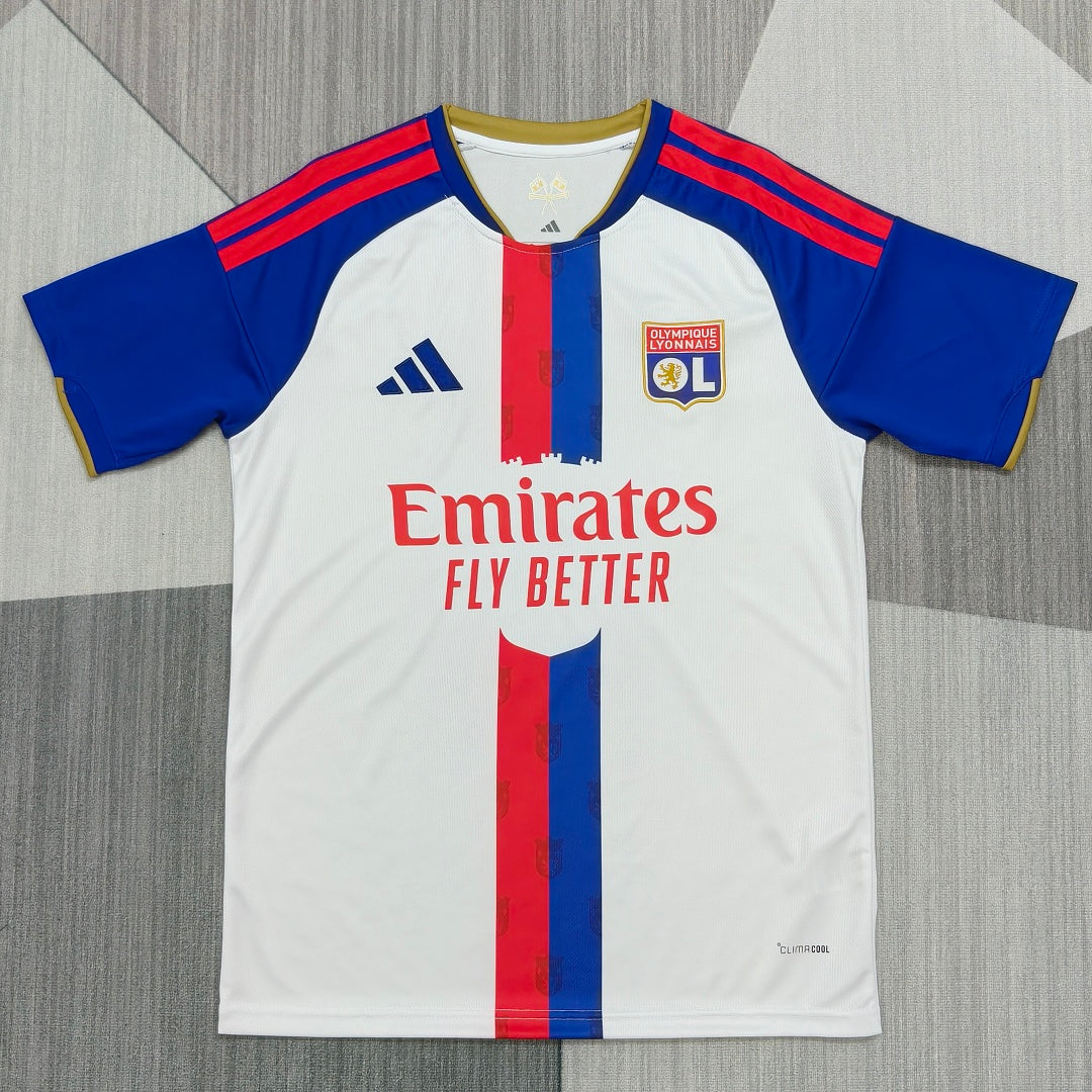 Lyon 2026/27 Home Fan Version Jersey - Front