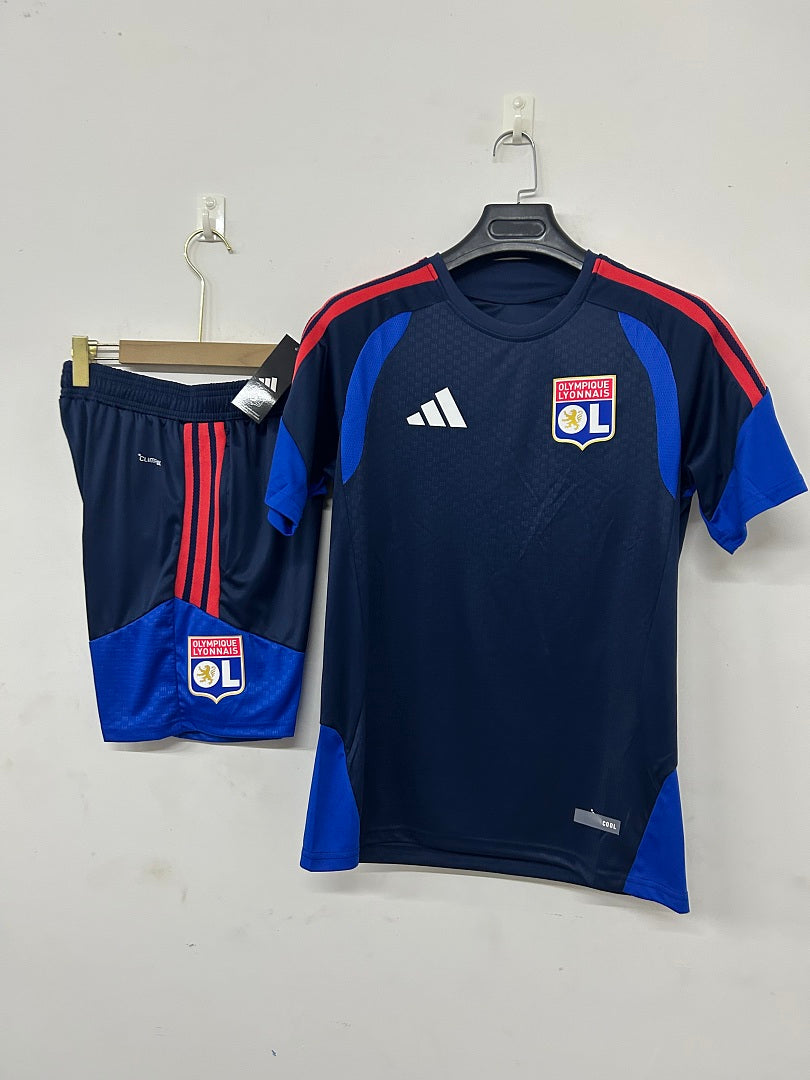 Lyon Navy Short-Sleeve Training Kit 2026/27