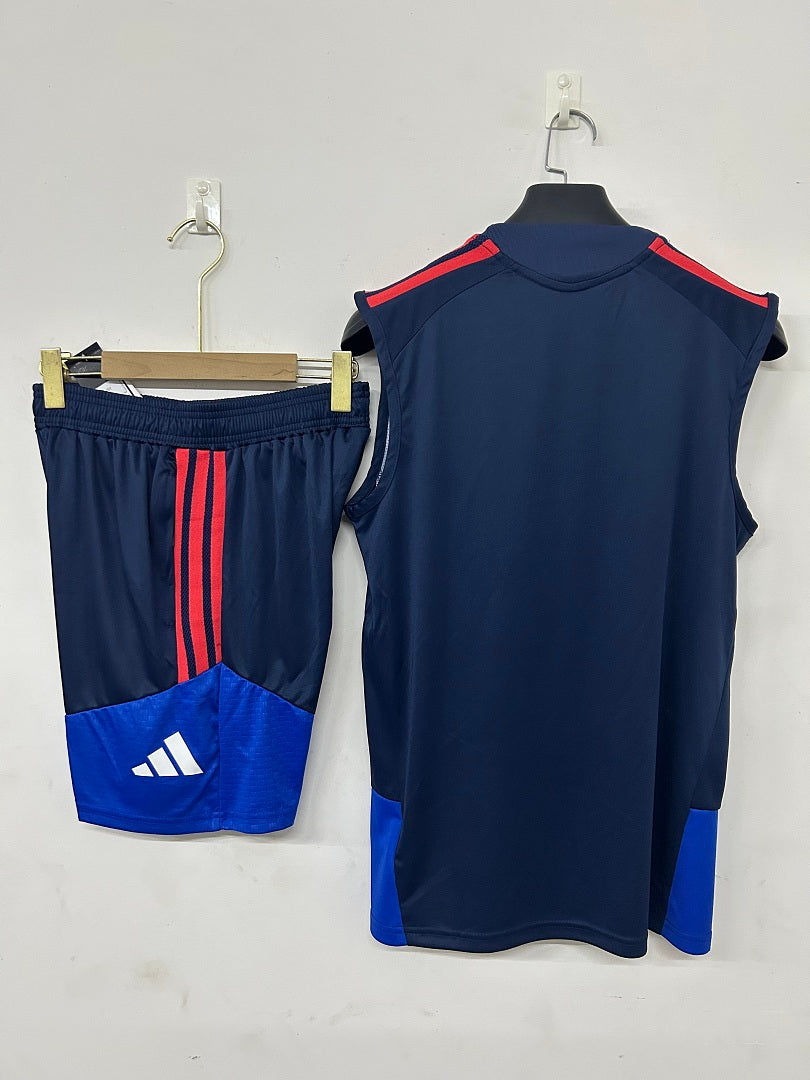 Lyon Navy Sleeveless Training Kit 2026/27 - view 2