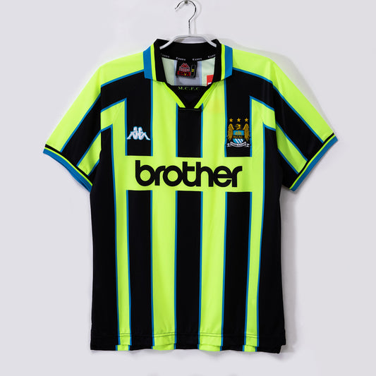 Manchester City 1998/99 Away Retro Jersey - Front