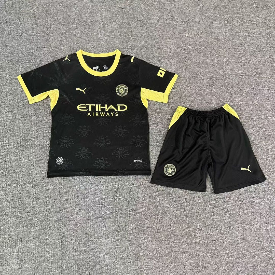 Manchester City 2026/27 Away Kids Football Kit Kids Version - Front
