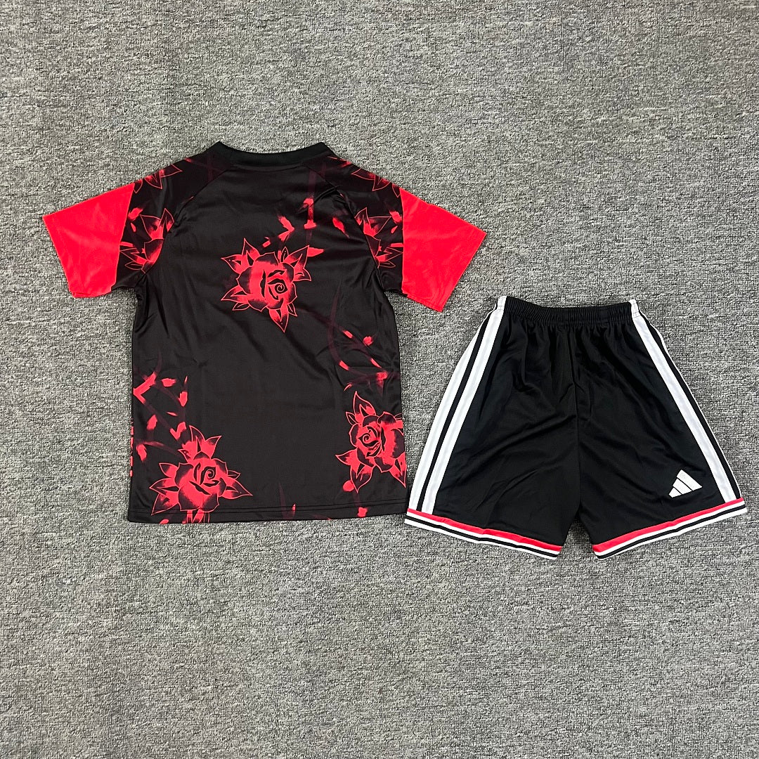 Manchester United 2026/27 Red Rose Special Kids Football Kit Kids Version - Back