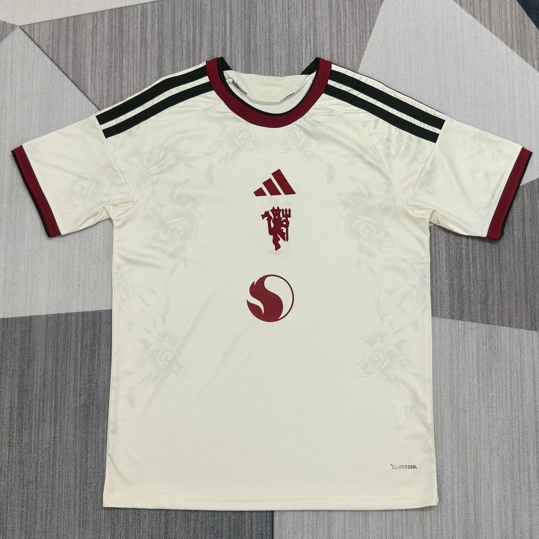 Manchester United 2026/27 Third Cream Fan Version Jersey - Front