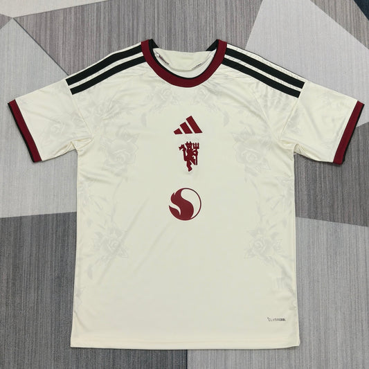 Manchester United 2026/27 Third Cream Fan Version Jersey - Front