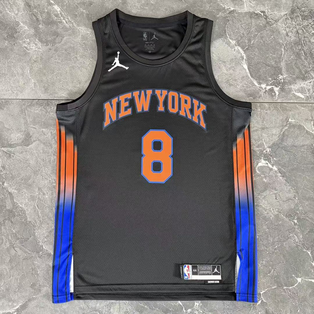 New York Knicks OG Anunoby #8 Statement Jersey 2025/26 - view 3