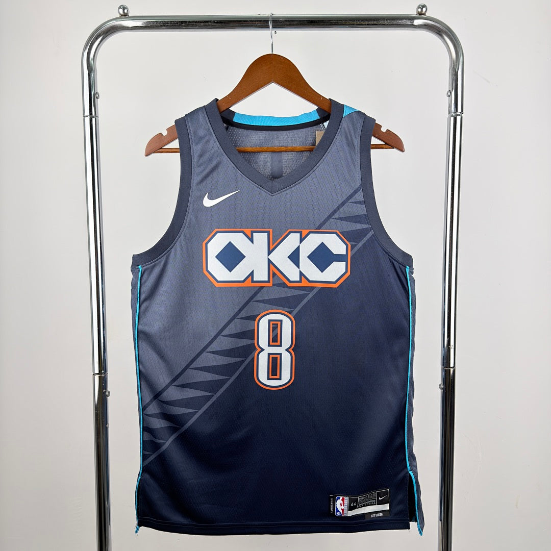 Oklahoma City Thunder Jalen Williams #8 City Edition Jersey 2025/26