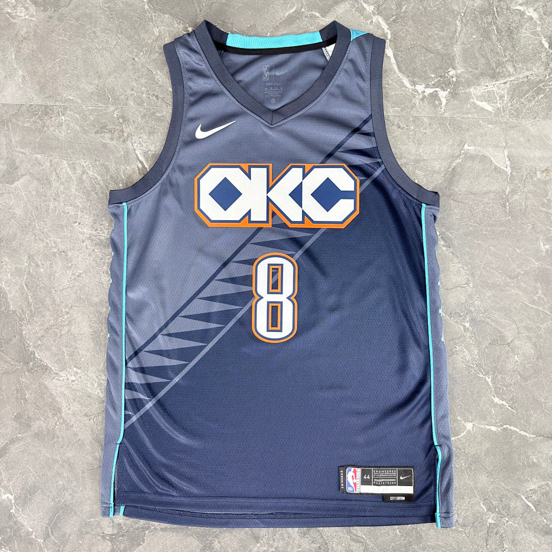 Oklahoma City Thunder Jalen Williams #8 City Edition Jersey 2025/26 - view 3