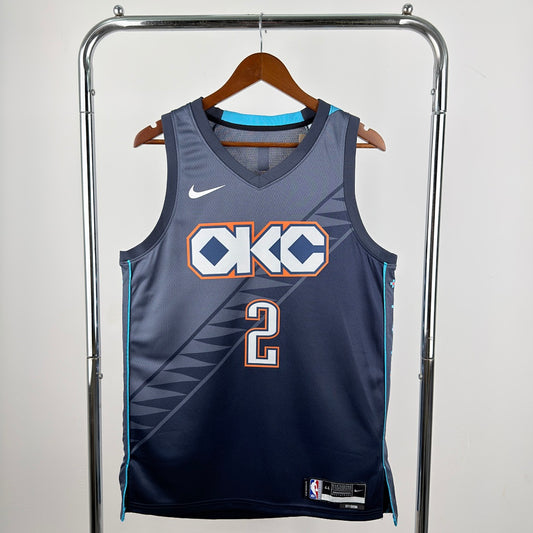 Oklahoma City Thunder Shai Gilgeous-Alexander #2 City Edition Jersey 2025/26