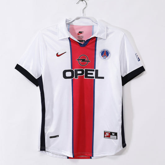 Paris Saint-Germain 1998/99 Away White Retro Jersey - Front