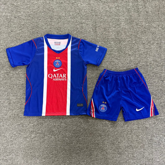 Paris Saint-Germain 2026/27 Home Double Star Badge Kids Football Kit Kids Version - Front