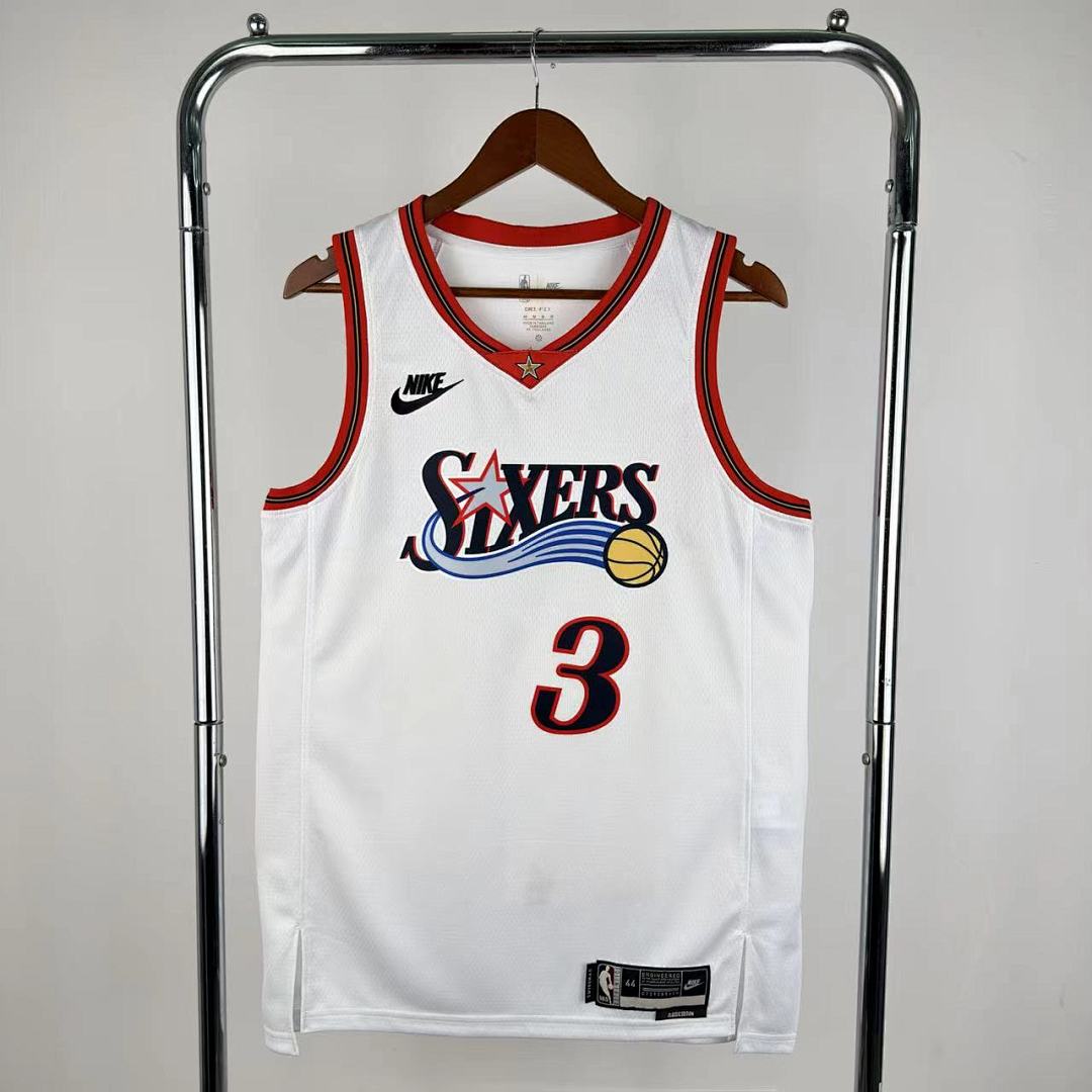 Philadelphia 76ers Allen Iverson #3 Hardwood Classics Jersey 2025/26