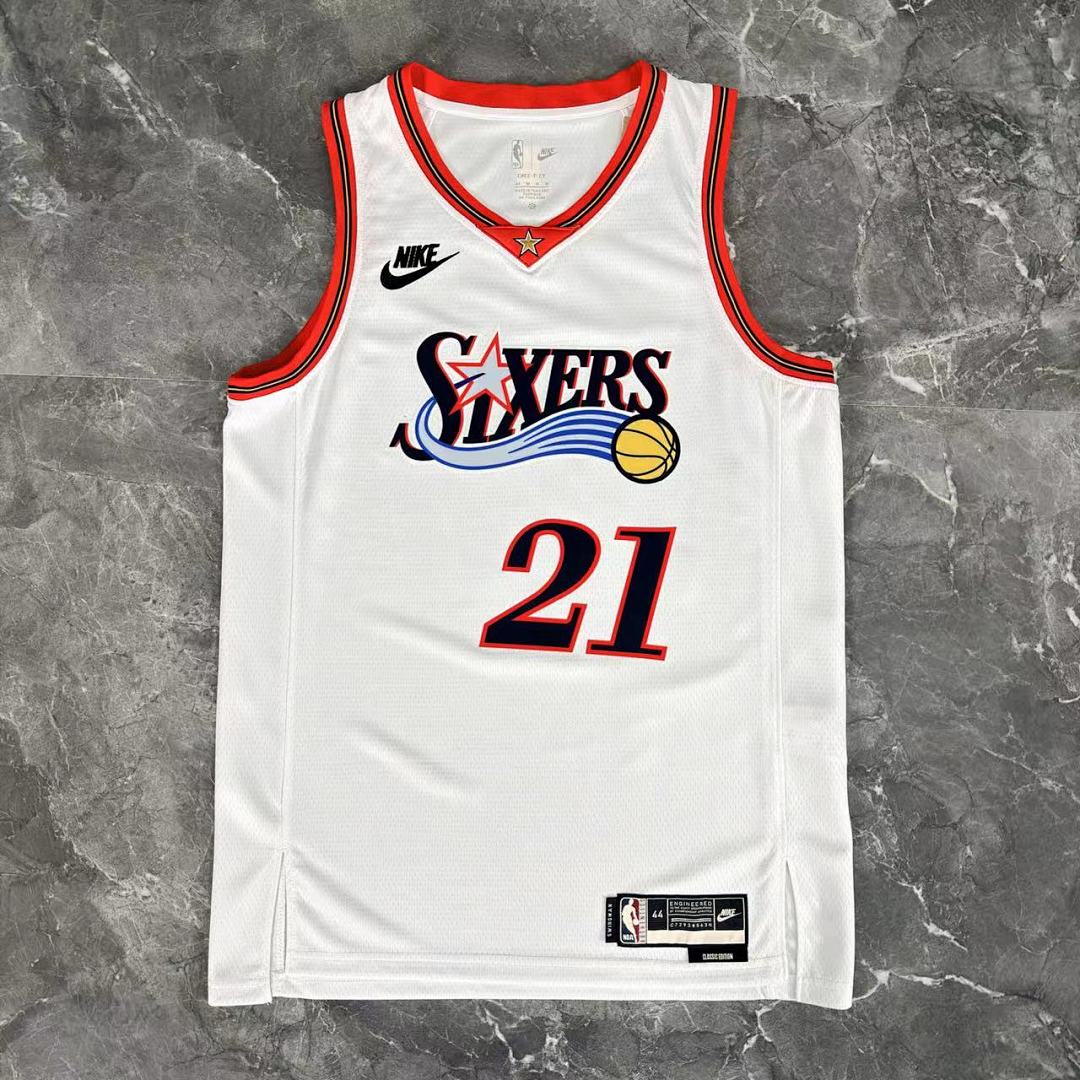 Philadelphia 76ers Joel Embiid #21 Hardwood Classics Jersey 2025/26 - view 2